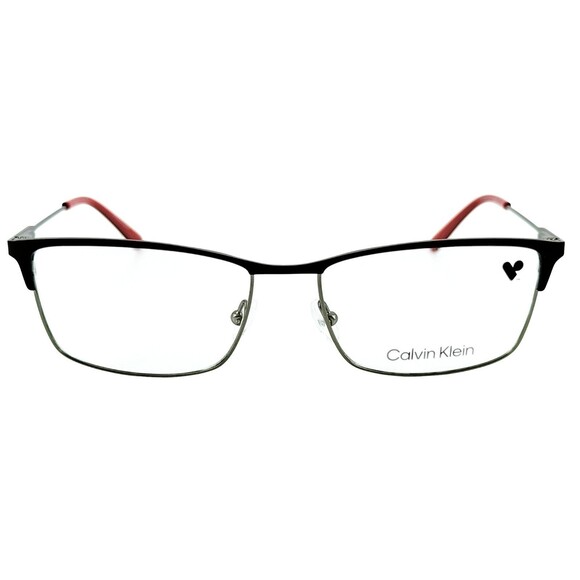 Calvin Klein CK18122 Mens Metal Eyeglass Frame 001 Black 54-16 - Picture 3 of 5
